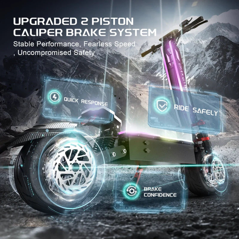ONECNA GT9 off-road electric scooter mountain scene
