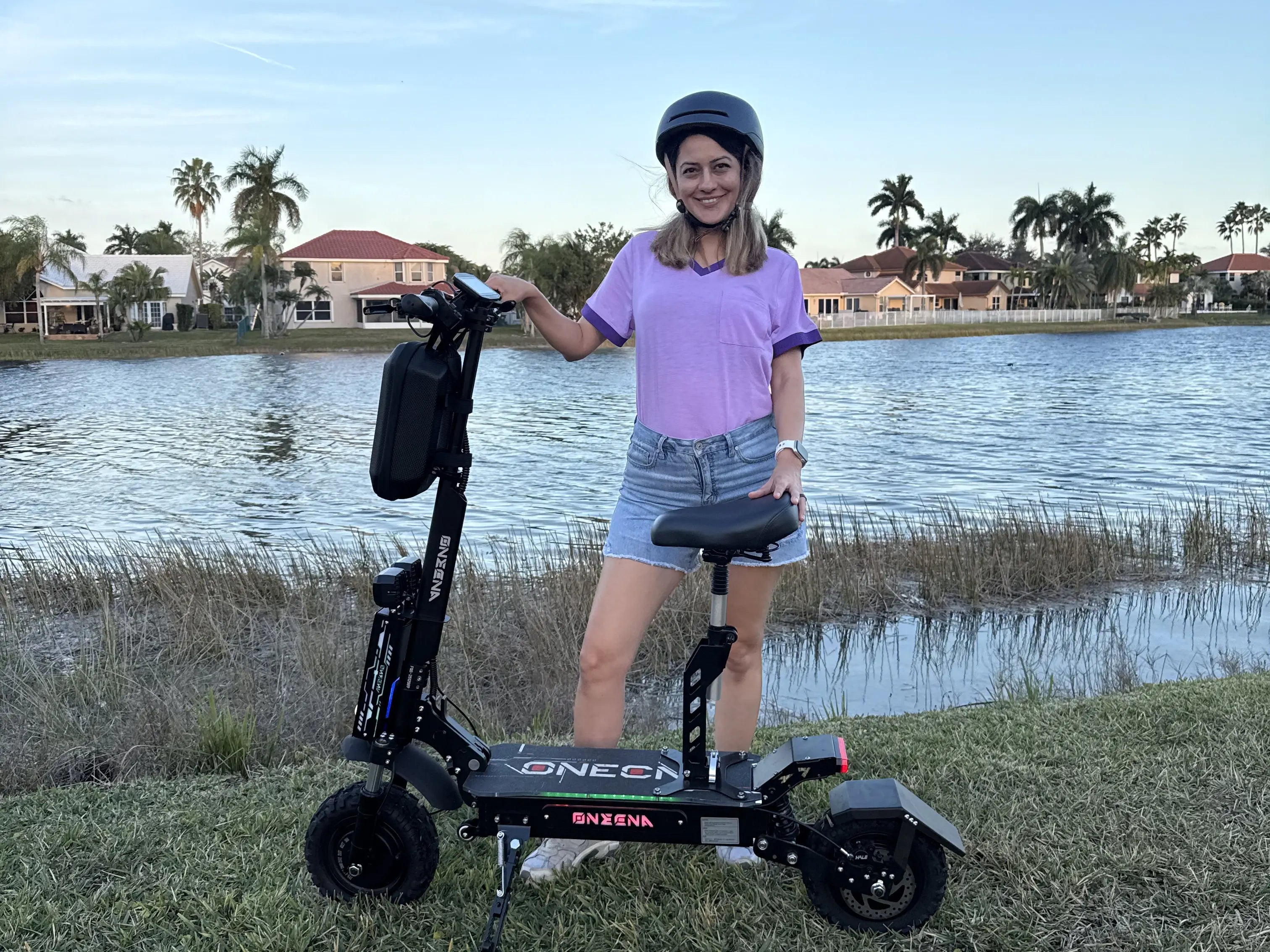 ONECNA Minor Imperfections GT7 Dual Motor 11" Electric Scooter for Adults