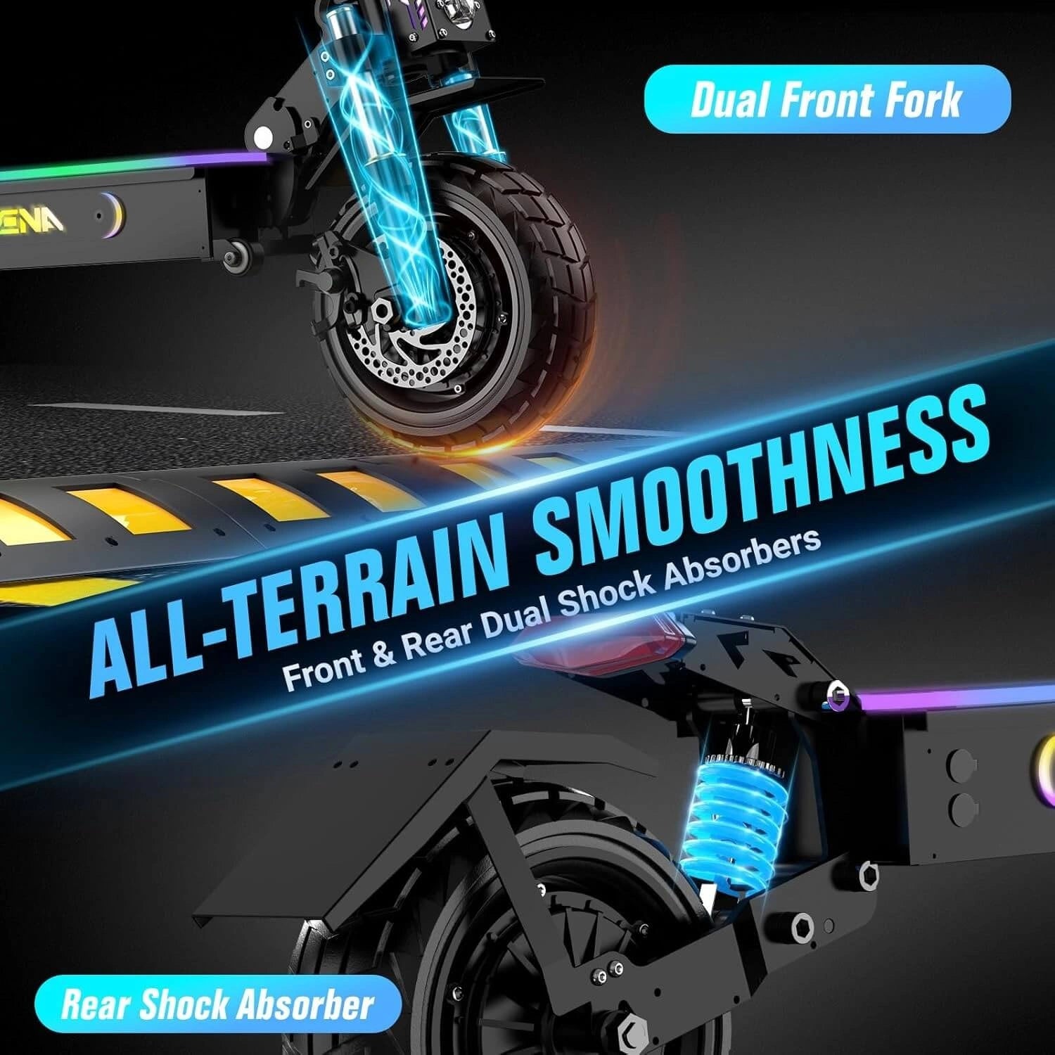 ONECNA GT7 5600W Dual Motor 11" Electric Scooter for Adults & Kids