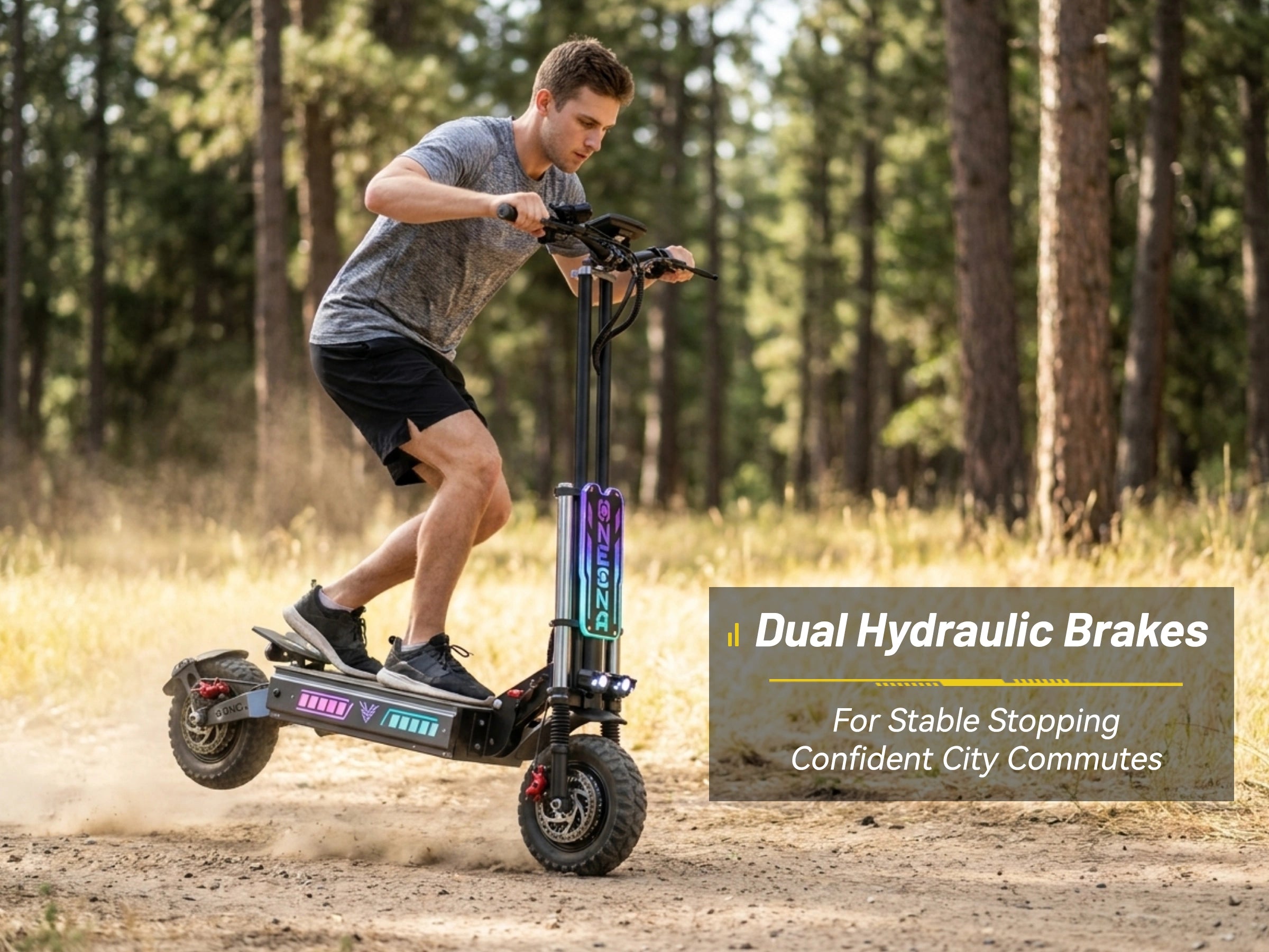 ONECNA T99 Dual Motor 13" Adult Off-Road Escooter