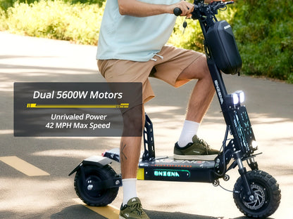 ONECNA Minor Imperfections GT7 Dual Motor 11" Electric Scooter for Adults 