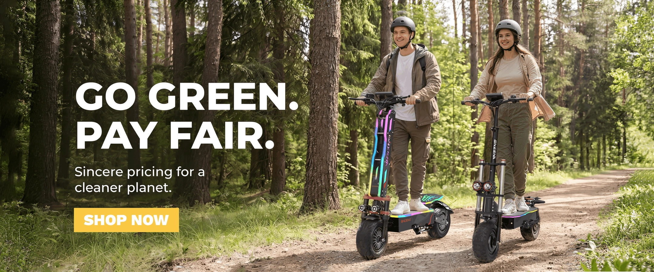 ONECNA Earth Day Dual Motor Escooter