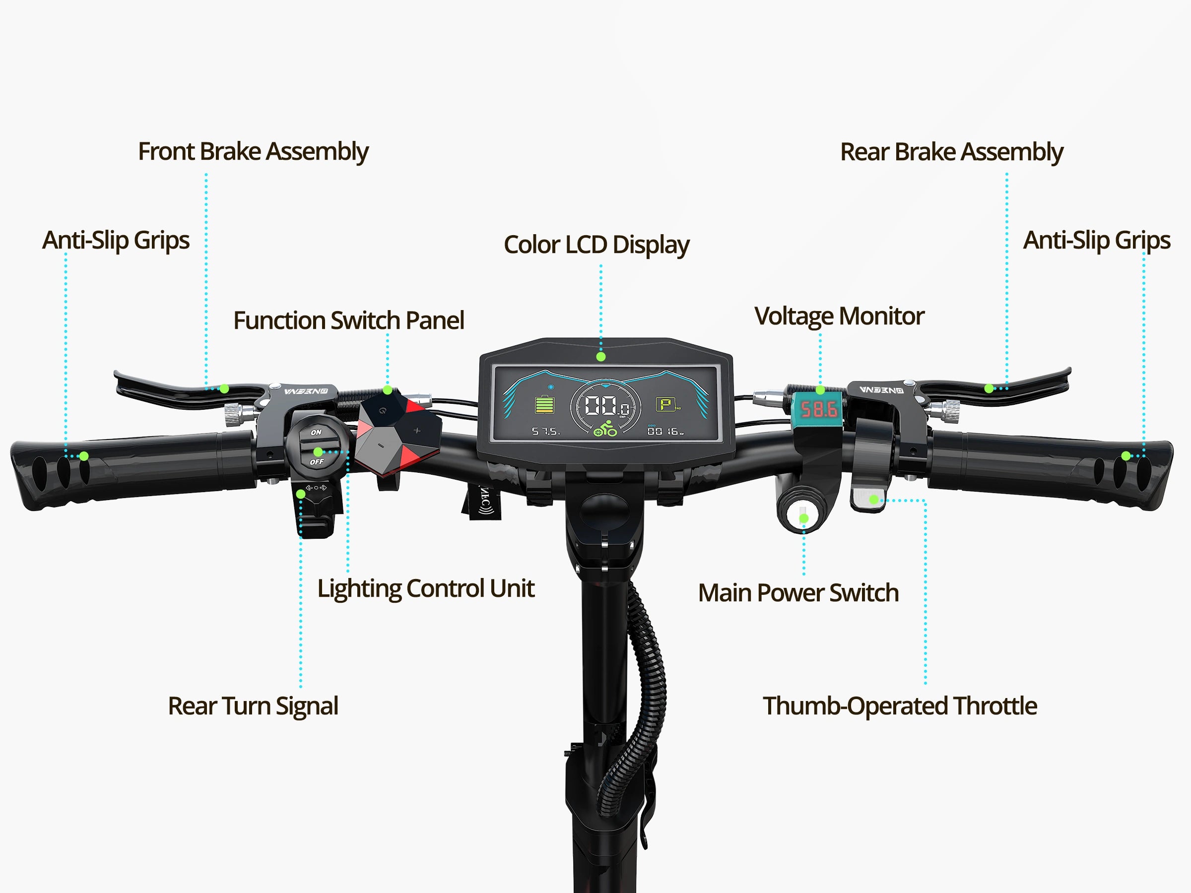 ONECNA Minor Imperfections GT8 PRO Dual Motor 11" Adult E-Scooter 