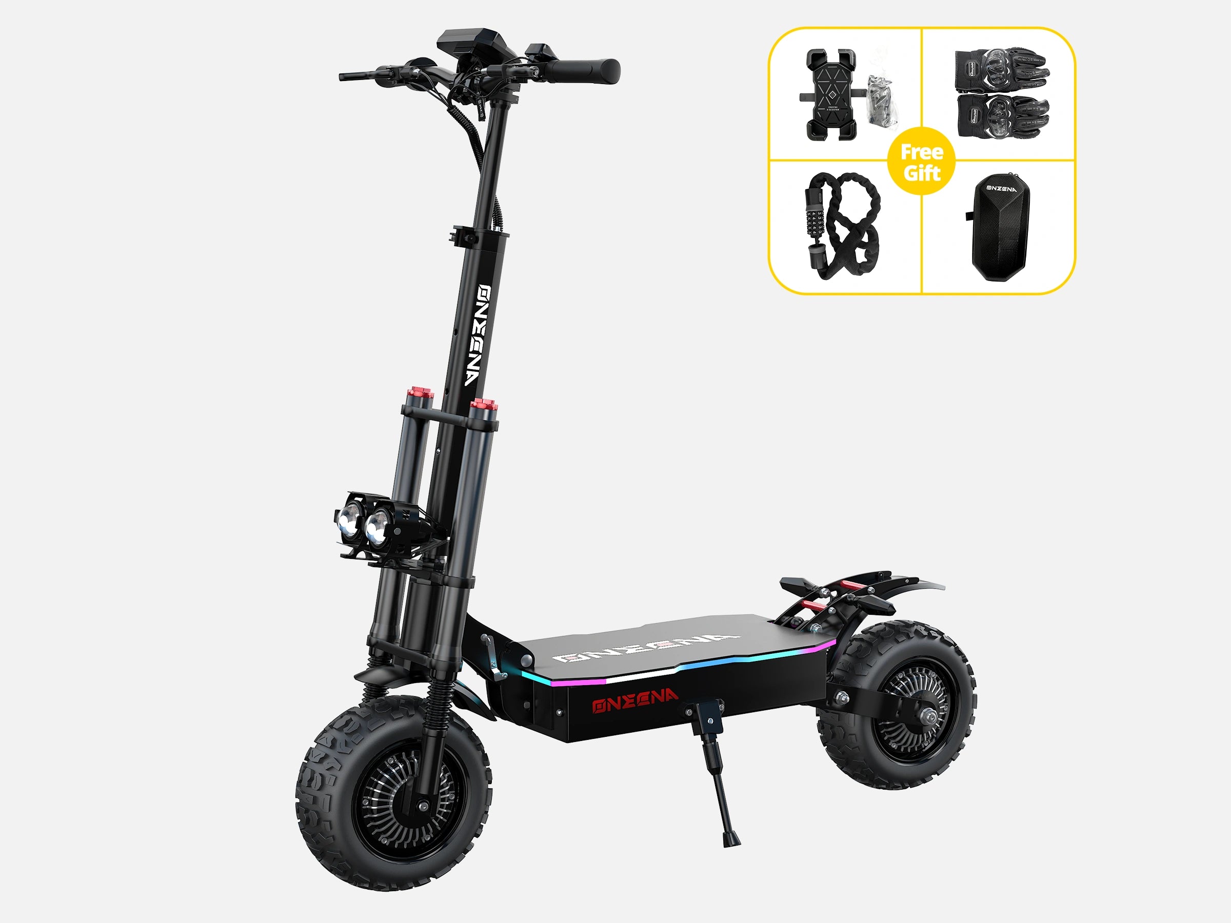 ONECNA GT8 PRO 5600W Dual Motor Electric Off-Road Scooter