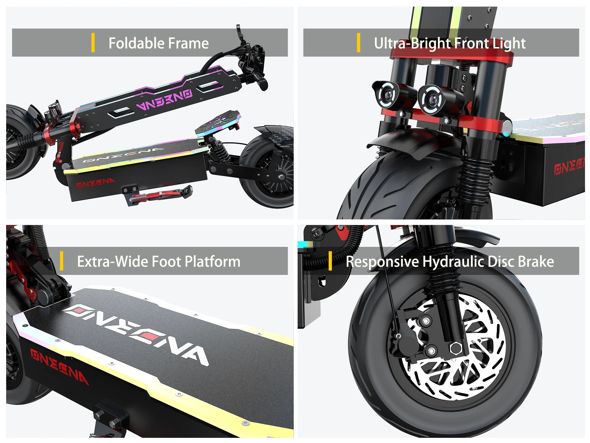 ONECNA Minor Imperfections GT9 Dual Motor 12"Escooter 