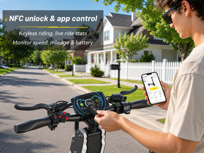 ONECNA GT9 Pro Dual Motor 12" Adult Off-Road Electric Scooter