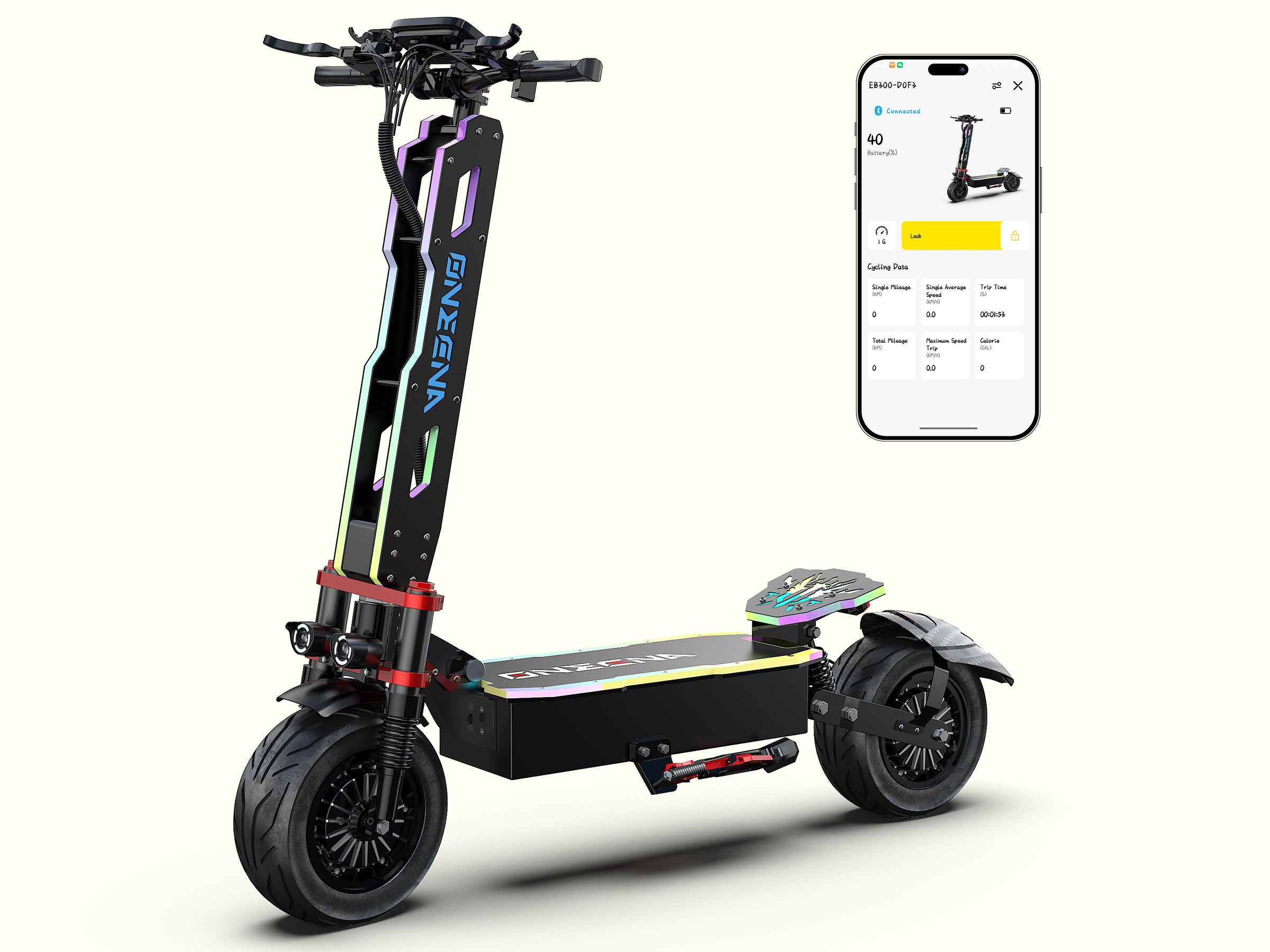 ONECNA GT9 Dual Motor 12" Adult Off-Road Escooter