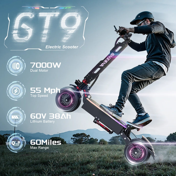 ONECNA GT9 Dual Drive 12" Adult Off-Road Electric Scooter