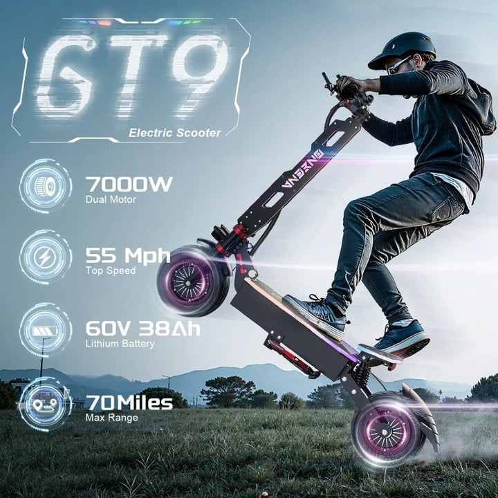 ONECNA GT9 Dual Drive 12" Adult Off-Road Electric Scooter
