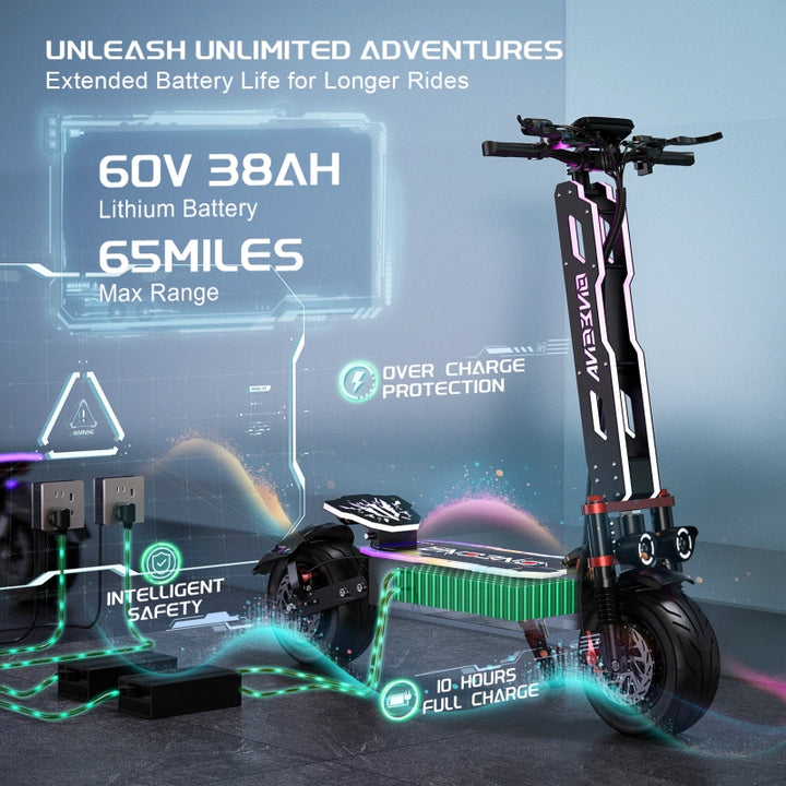 ONECNA GT9 Dual Drive 12" Adult Off-Road Electric Scooter