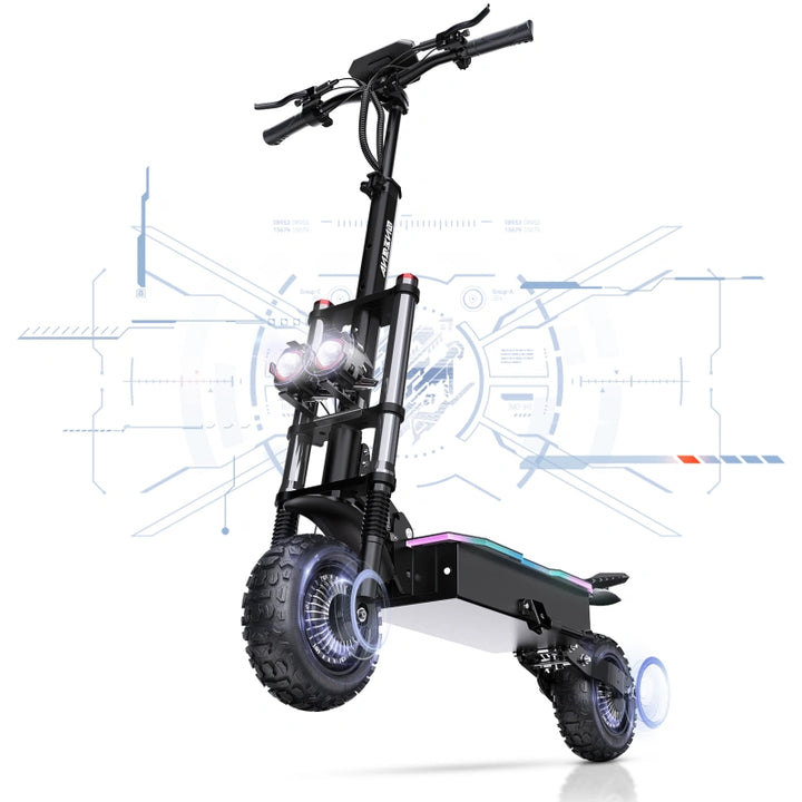 ONECNA GT8 PRO Dual Drive 11" Adult Electric Scooter