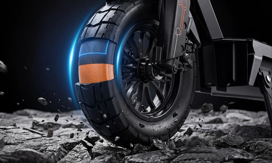 10" PUNCTURE-RESISTANT TIRES