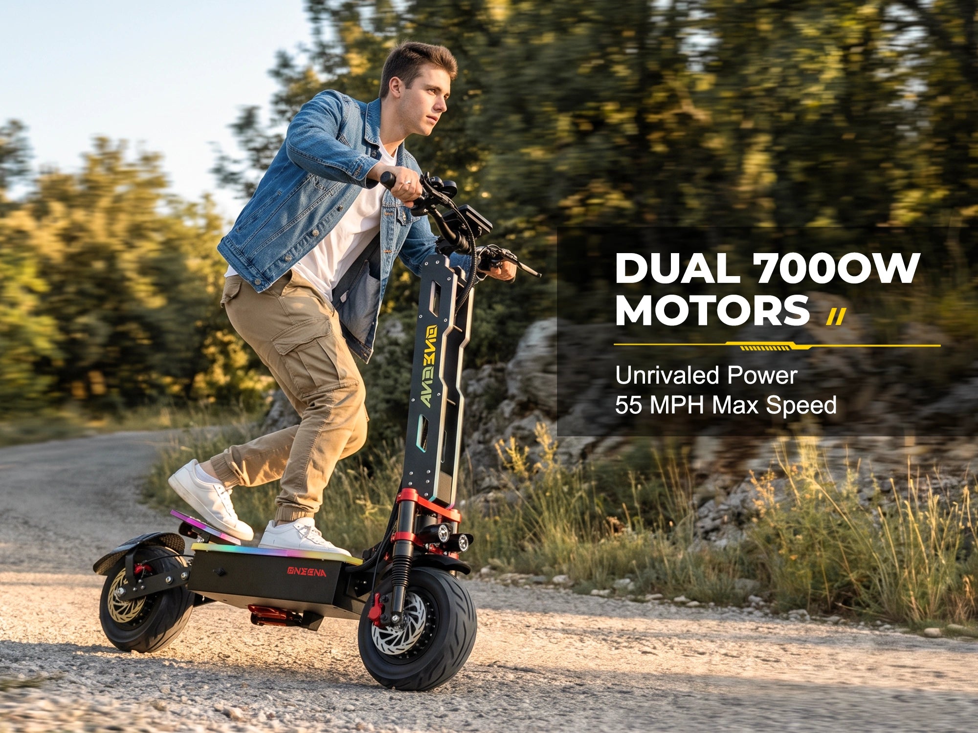 ONECNA GT9 Dual Motor 12" Adult Off-Road Escooter