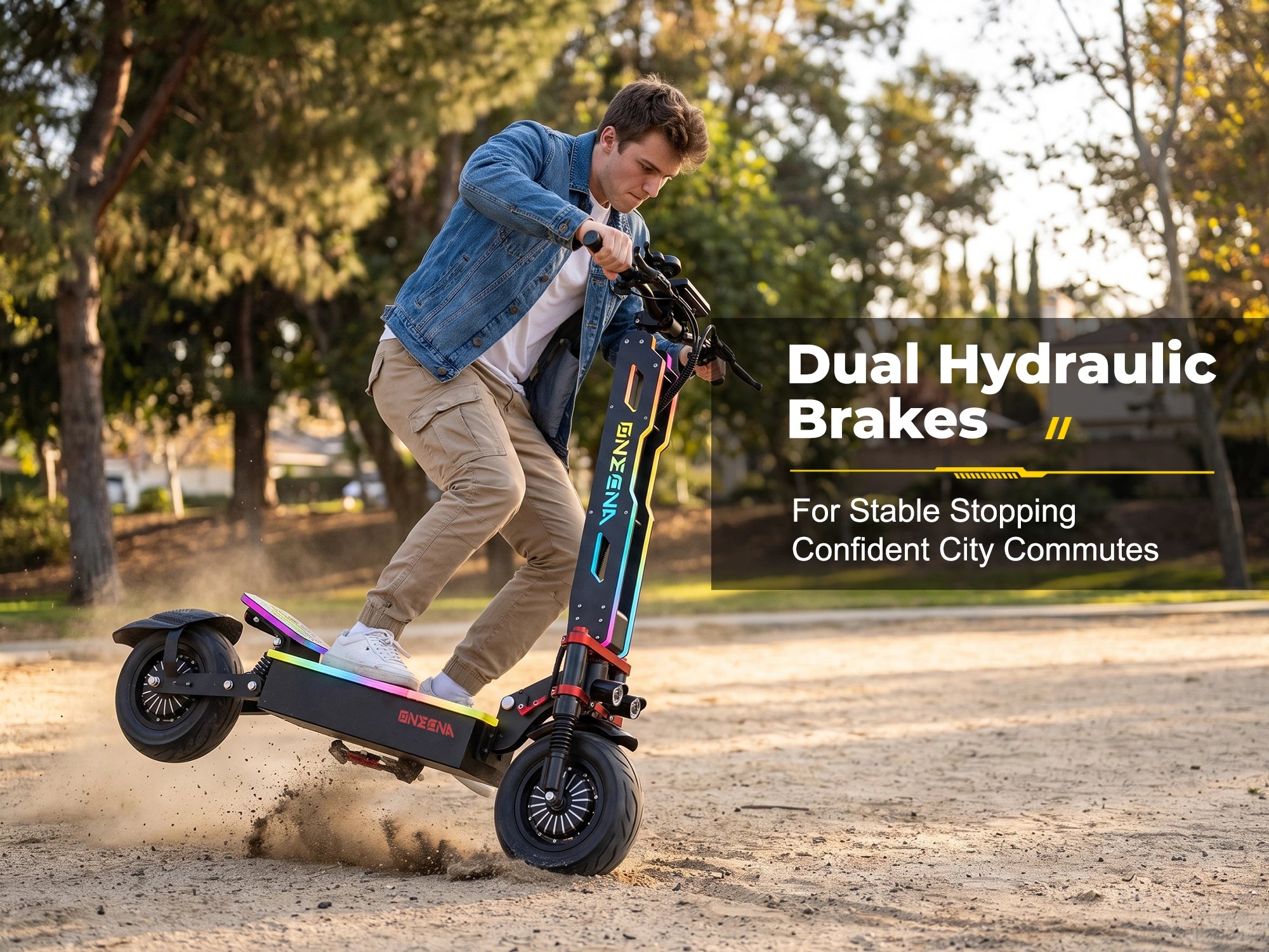 ONECNA GT9 Dual Motor 12" Adult Off-Road Escooter