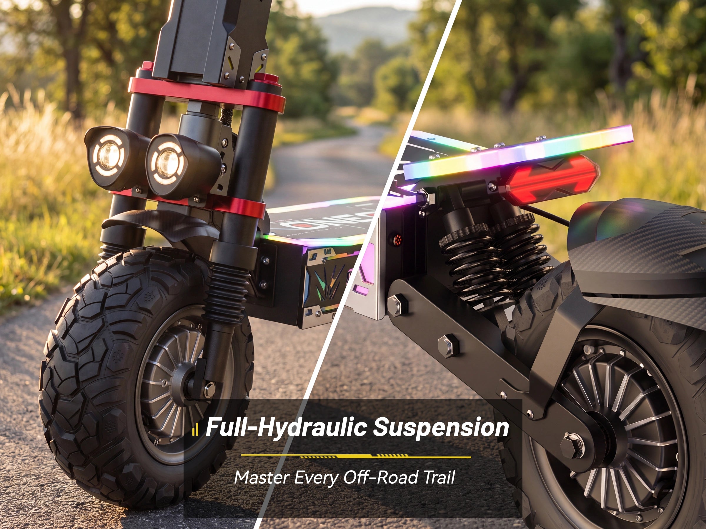 ONECNA GT9 Pro Dual Motor 12" Adult Off-Road Electric Scooter