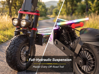ONECNA GT9 Pro Dual Motor 12" Adult Off-Road Electric Scooter