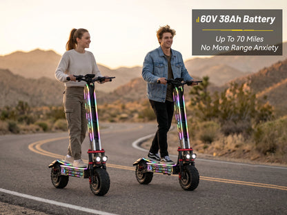 ONECNA GT9 Pro Dual Motor 12" Adult Off-Road Electric Scooter