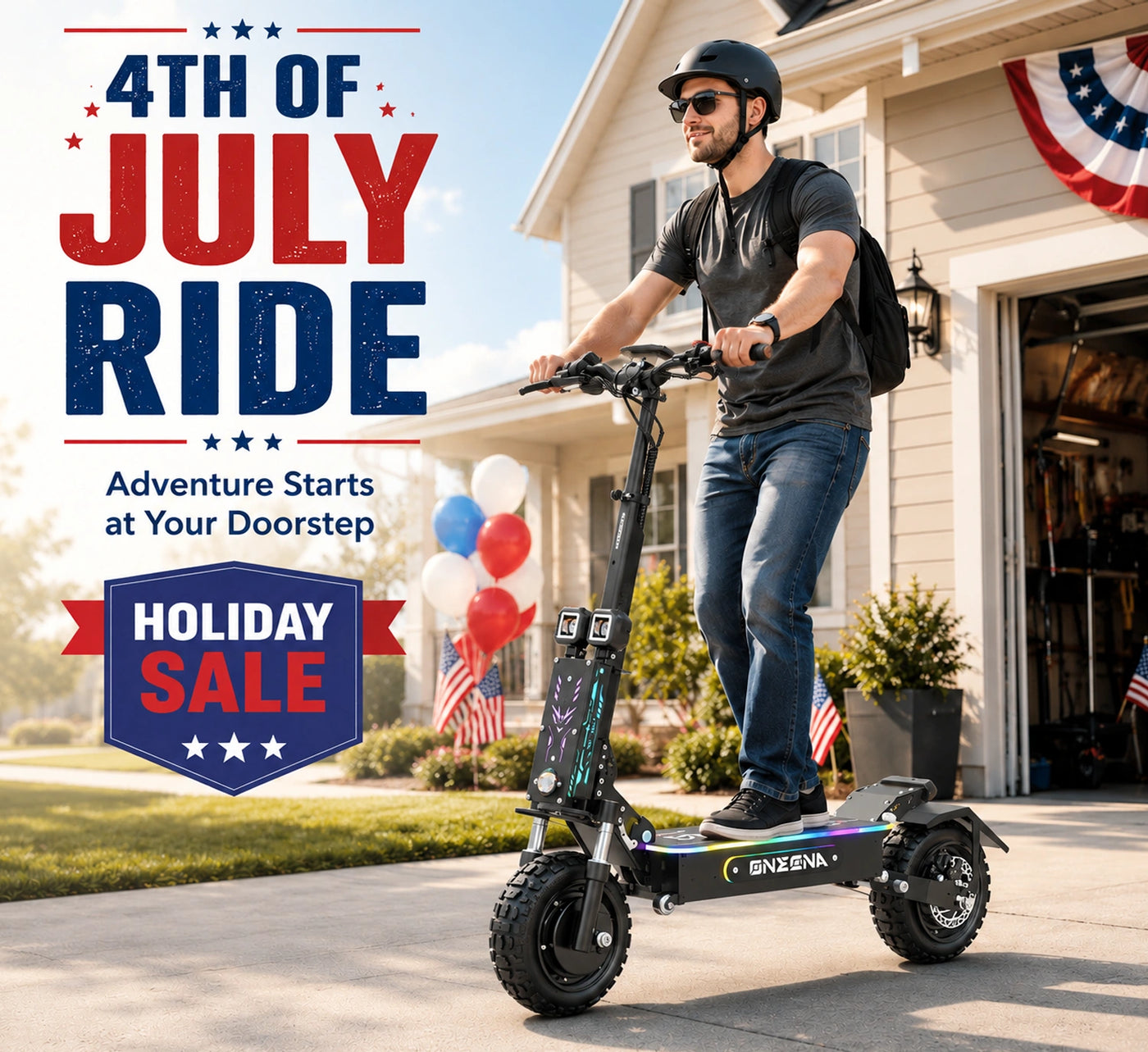 ONECNA GT7 Dual Motor 11" Electric Scooter for Adults