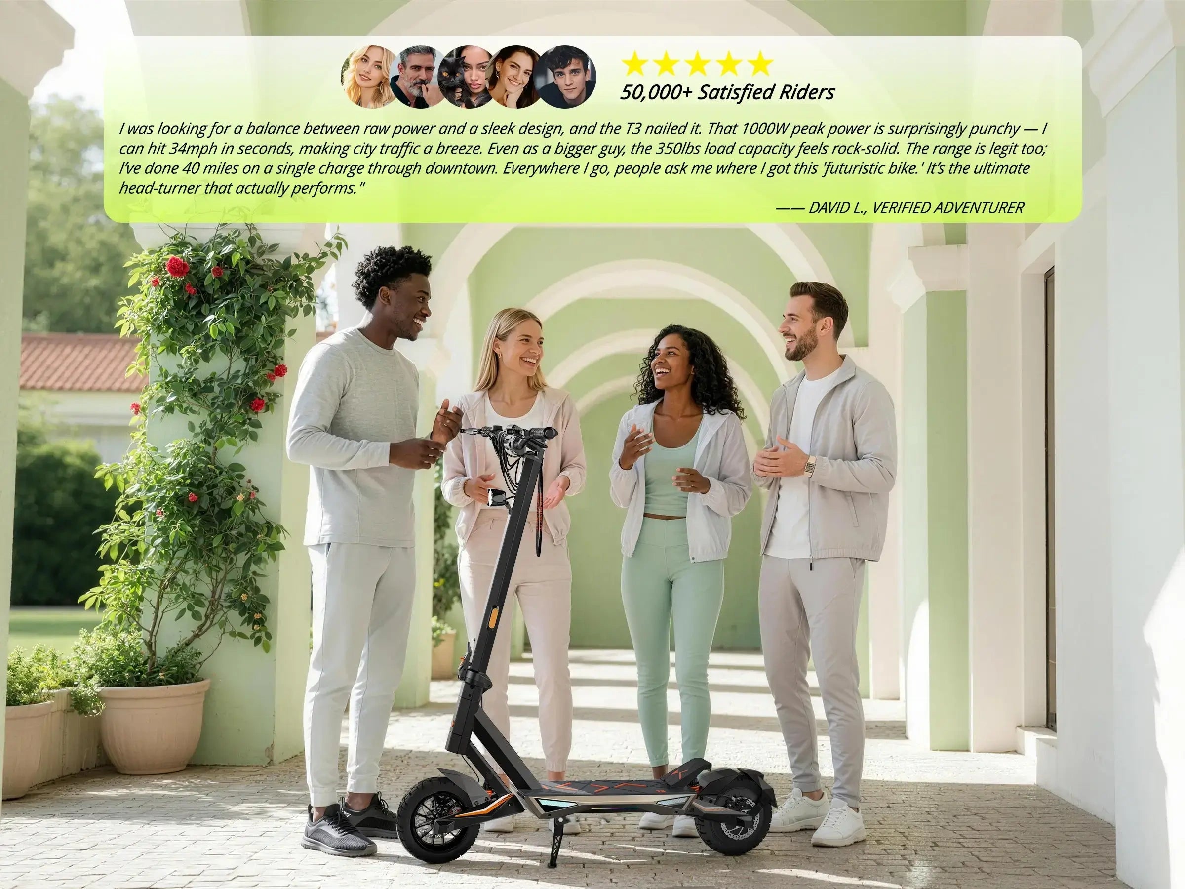 ONECNA T3 Electric Scooter 