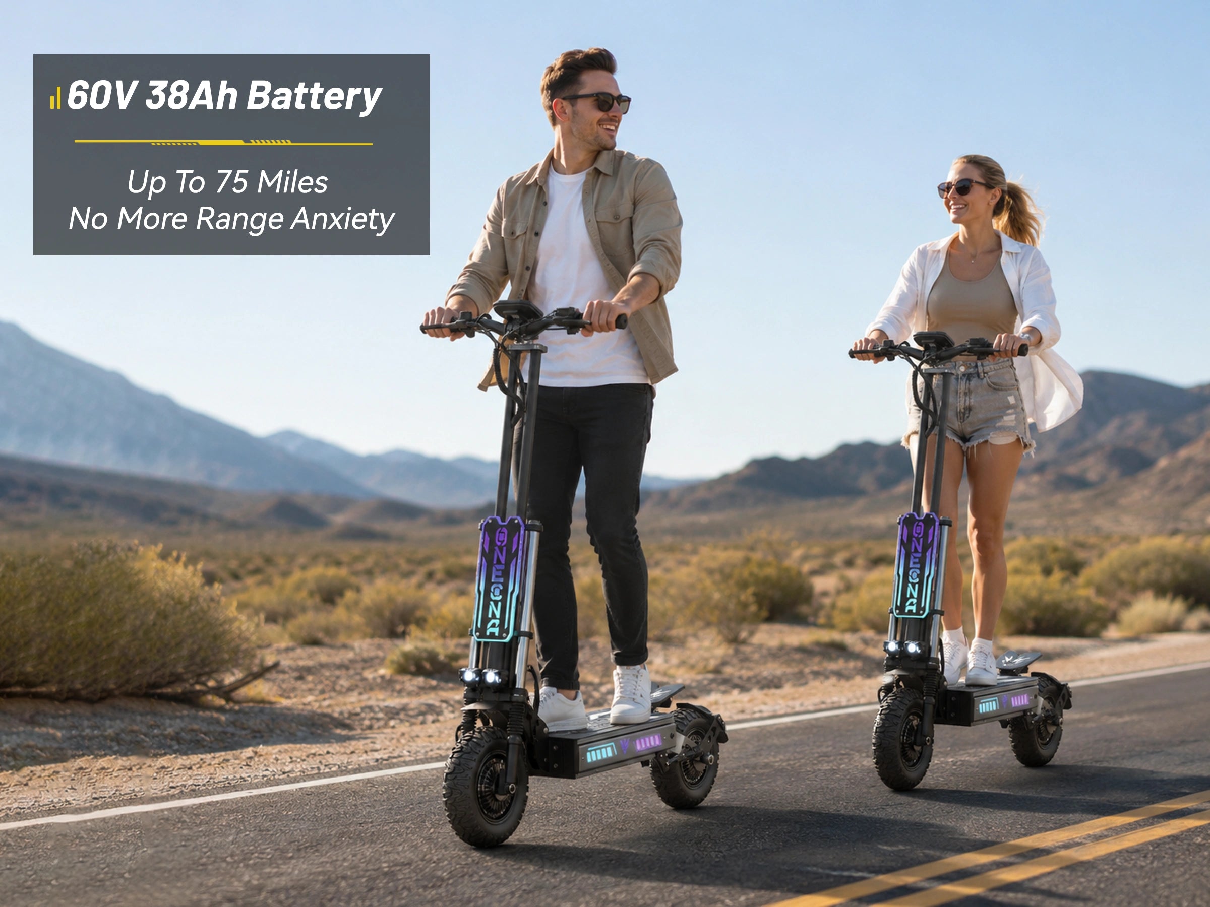 ONECNA T99 Dual Motor 13" Adult Off-Road Escooter