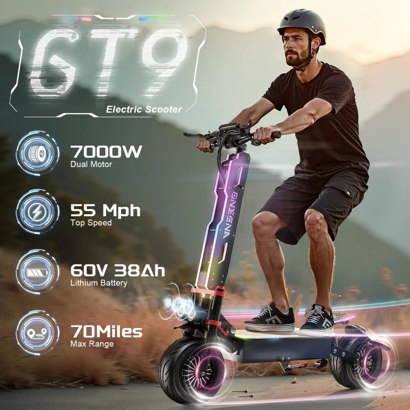 ONECNA GT9 Dual Drive 12" Adult Off-Road Electric Scooter
