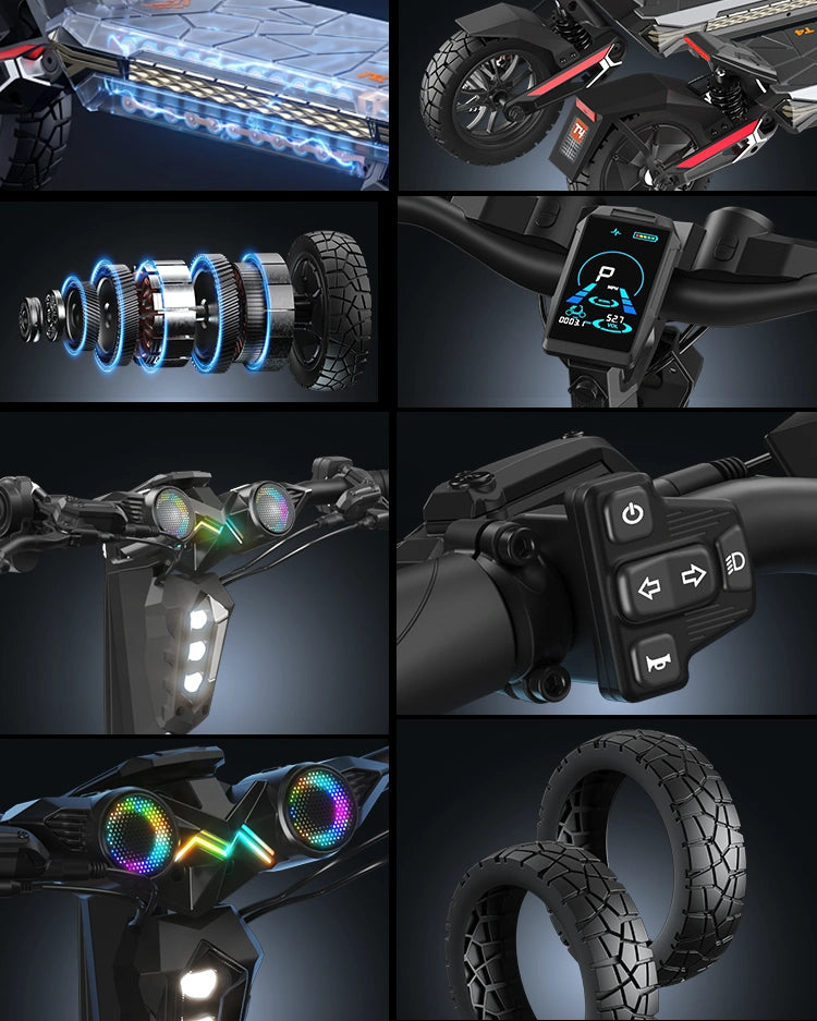 T4_1200W_Single-Motor_Scooter_with_Bluetooth_Speaker_Mobile_Version