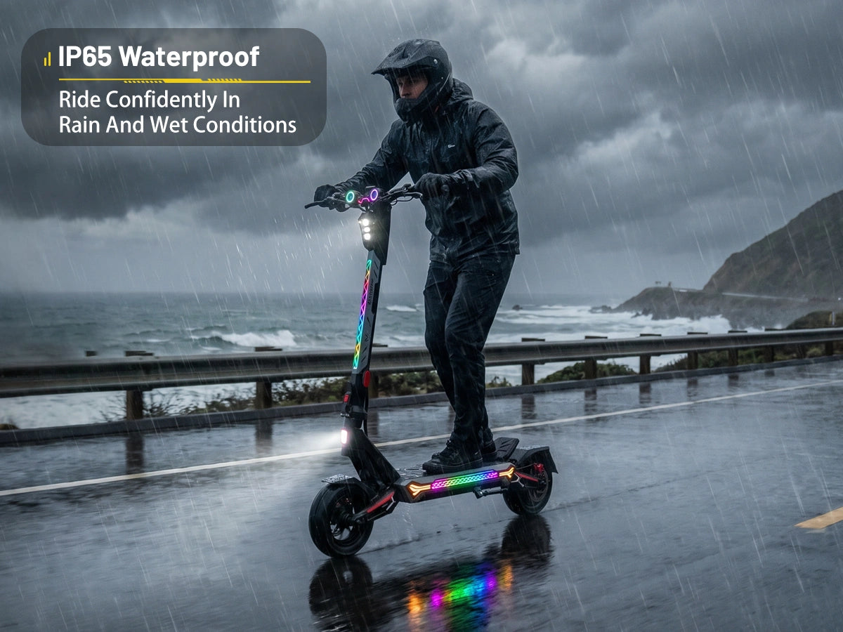 T4_3500W_Single-Motor_Scooter_IPX5_Waterproof