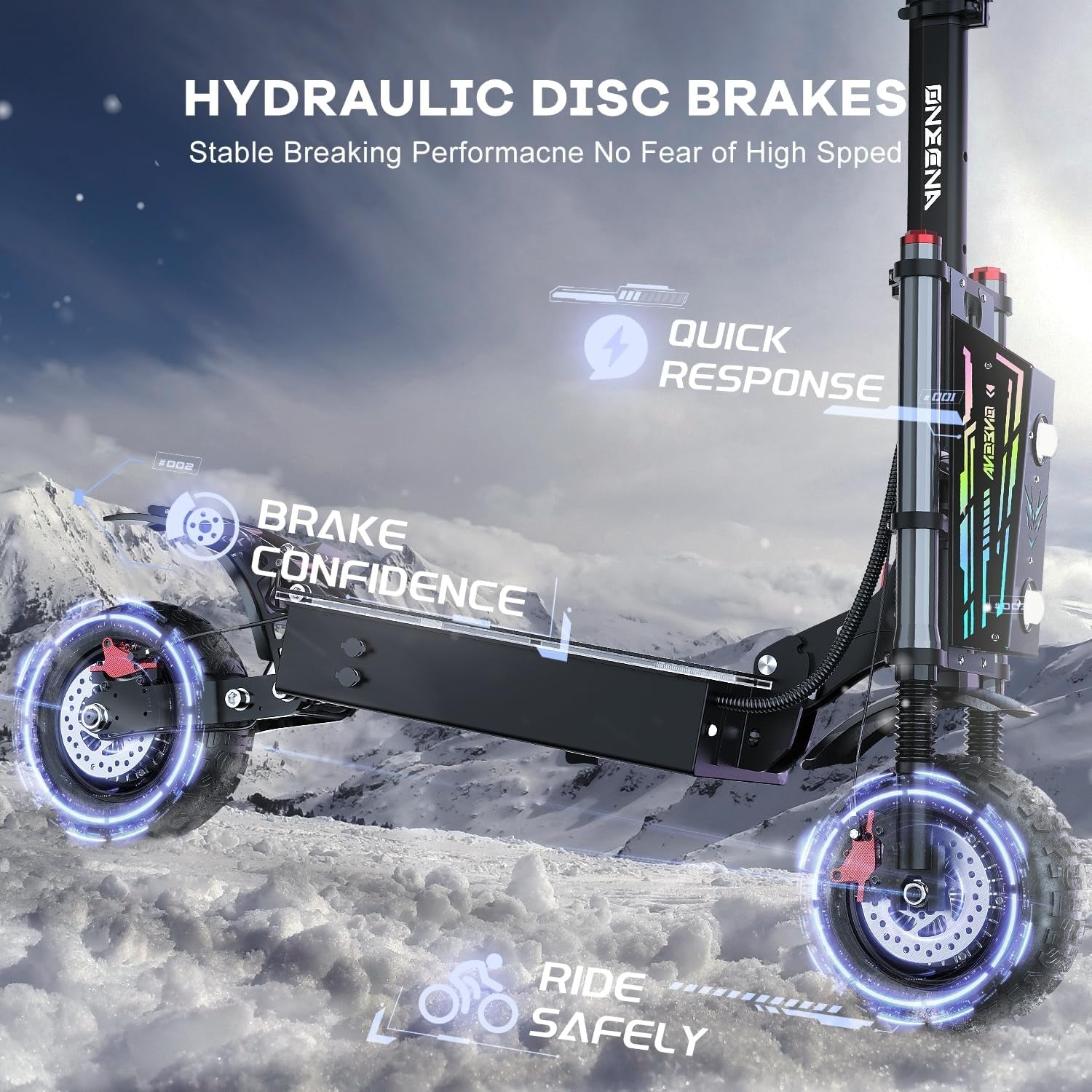 ONECNA GT8 PRO Dual Motor 11" Adult Electric Scooter