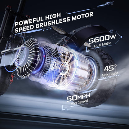 ONECNA GT8 PRO Dual Motor 11" Adult Electric Scooter